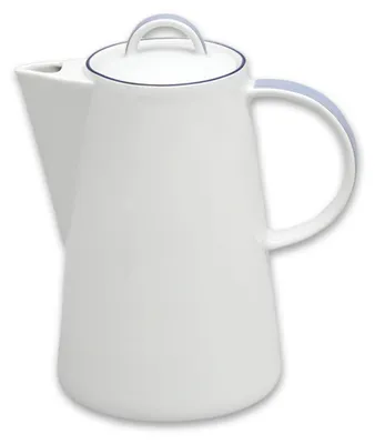 Produktbild von Thun 1794 Tom, Kaffeekanne, tschechisches Porzellan, 1,2 l, blaue Linie, Thun