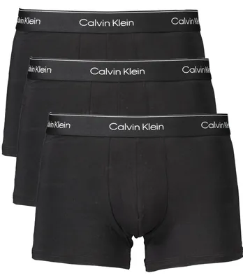 Produktbild von Dreierpack Schwarze Boxershorts für Herren aus Regenerativer Baumwolle