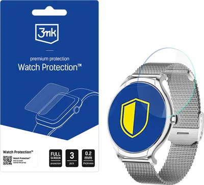 Produktbild von 3mk Display Schutzfolie Watch Protection für Rubicon RNCF13 - 3mk Watch Protection ARC 0,2mm (3 Stück)