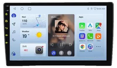 Immagine prodotto di CarPlay, supporto multimediale, controllo del volante, compatibile con Renault Duster dal 2015 al 2020, modello PX1 (4GB di RAM, 64GB di memoria)