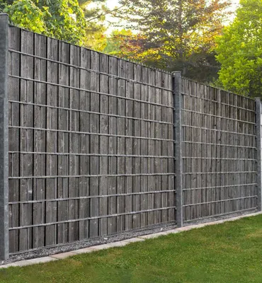 Produktbild von Sichtschutzstreifen Alte Vintage Holzwand Sichtschutz Garten Zaun - Teil1 - 250x180cm