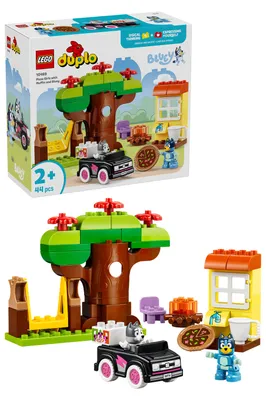 Obrázek produktu pro LEGO DUPLO Muffin, Bluey a rozvoz pizzy, Sada na stavění, 2 rok/roky, Plast, 44 kusů, 717 g
