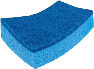 Image de VILEDA Set de 3 éponges bleues avec grattoir