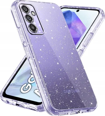 Immagine prodotto di Custodia per Samsung Galaxy A55 5G SILICONE GLITTERATA + VETRO PROTETTIVO 9H