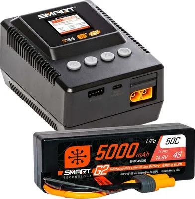 Produktbild von Spektrum Smart Powerstage LiPo 14,8 V 5000 mAh, Ladegerät S155