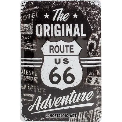 Produktbild von Nostalgic-Art - Blechschild 20 x 30cm - Highway 66 - The Original Adventure