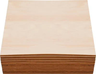 Immagine prodotto di Set di pannelli in compensato - Pannelli in legno per hobby e artigianato - 30 pezzi, dimensioni 30x30 cm, spessore 3 mm - Ideali per taglio laser, incisione, pittura, progetti fai-da-te