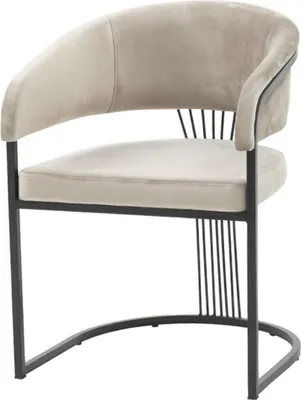 Produktbild von Esszimmer Modernen Stuhl Beige Design Lehnstühle Luxus Möbel Hochwertig
