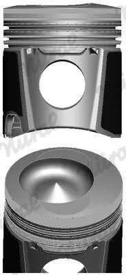Produktbild von NÜRAL Kolben 87-442400-00, Zylinderbohrung 102 mm, Kompressionshöhe 65,6 mm, Bolzen 40 mm