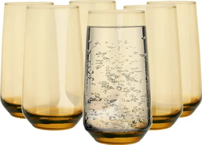 Glasmark KROSNO 1992 Orion Trinkgläser-Set 6x300 Ml – Spülmaschinenfest – 12 Cm Hoch – Vielseitig Für Wasser, Saft & Drinks
