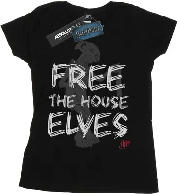 Produktbild von Harry Potter - "Free The House Elves" T-Shirt für Damen BI26121 (XXL) (Schwarz)