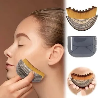 Obrázok produktu pre Masážna kefka na tvár na lymfodrenáž – ergonomický a jemný dizajn