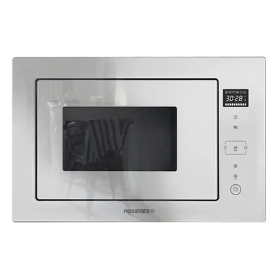 Immagine prodotto di ROSIERES RMGV25RB Microonde da incasso - 25 l - 900 W - 6 livelli di potenza - Bianco