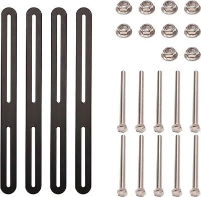 Produktbild von Befestigungsset für Briefkästen - 4 Stück - 280 x 24 mm