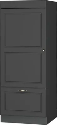Immagine prodotto di Mobile cucina microonde Vicco Fame-Line Landhaus antrazit-oro 60 cm, Model 56801