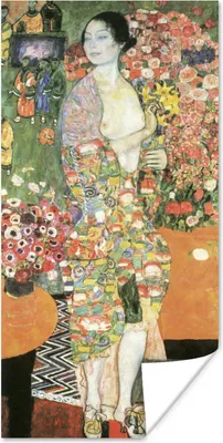 Produktbild von MuchoWow® Poster Tänzerin - Gustav Klimt 20x40 cm - Plakat - Foto