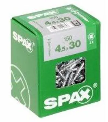 Produktbild von Spax Universalschrauben 4.5 x 30 mm TX 20 Senkkopf - 150 Stk.