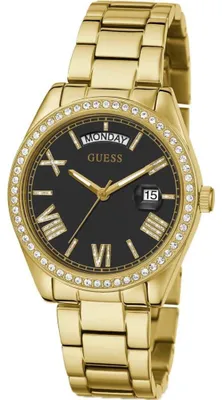 Produktbild von Guess Damen Armbanduhr Luna goldfarben GW0307L2 36 mm