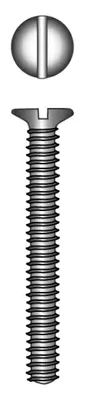 Produktbild von Senkkopf-Gewindeschraube mit Mutter, DIN963 DIN934, A2 . 8x100mm