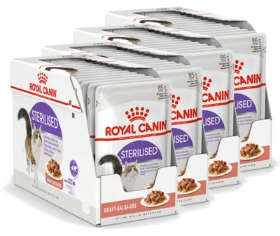 Zdjęcie produktu dla Mokra Karma Dla Kotów Sterylizowanych Royal Canin FHN Sterilised W Sosie 48x85g