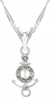 Immagine prodotto di Collana con ancora in argento 925 senza nichel