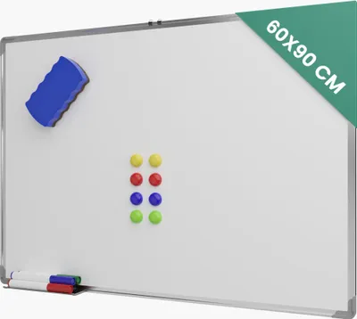 Produktbild von Avalo Magnetisches Whiteboard 60x90 cm - 14 in 1 Set - inklusive Marker, Magnete & Radiergummi
