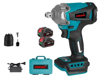 Obrázok produktu pre Elektrický skrutkovač, vysoký krútiaci moment, bezdrôtová konštrukcia, sada 2 batérií B