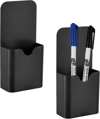 Magnetische Markerhalter und Stifthalter für Kühlschrank und Whiteboard - Set von 2