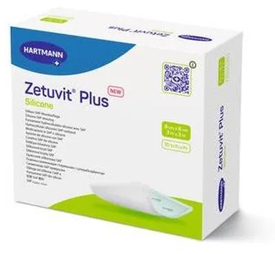 Produktbild von Hartmann Zetuvit Plus Silicone 20x20 cm P10 | Packung (10 Stück)