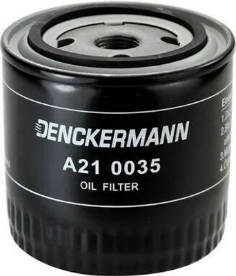 Produktbild von Ölfilter DENCKERMANN A210035 Anschraubfilter für VW Lupo (6X1, 6E1) POLO (6N2) Polo Schrägheck (6N1) für SEAT AROSA (6H) für SKODA FELICIA II (6U1)