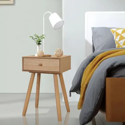 Image de vidaXL Tables de nuit 2 pcs. Pin massif 40x30x61 cm Marron