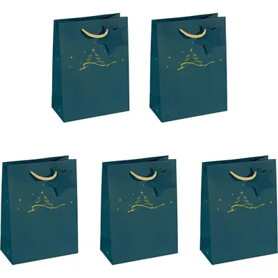 Immagine prodotto di SIGEL GT035 5 SIGEL Geschenktaschen Christmas tree Motiv 17,0 x 23,0 cm
