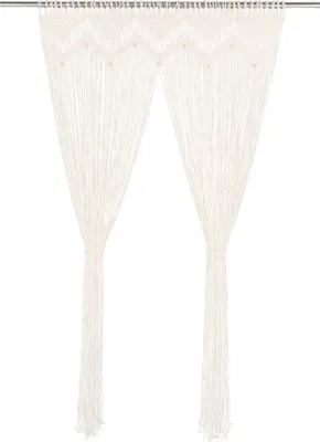 Produktbild von The Living Store Makramee Vorhang 140×240 cm Baumwolle