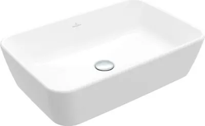 Zdjęcie produktu dla Villeroy & Boch Architectura - Umywalka nablatowa, 600x405 mm, z przelewem, biel alpejska 5A276001