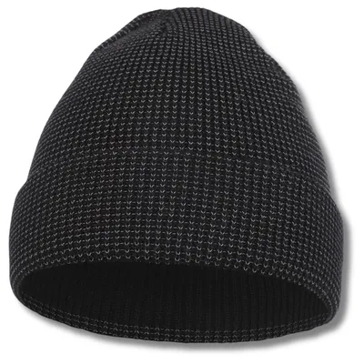 Immagine prodotto di Berretto invernale da donna nero - berretto caldo - berretto riflettente - berretto classico - berretto lavorato a maglia