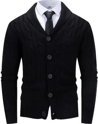 Productafbeelding van Currero Cardigan Heren Zwart S