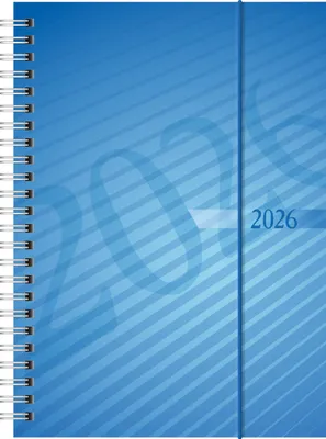 Produktbild von rido idé Buchkalender "futura 2" 2026 blau
