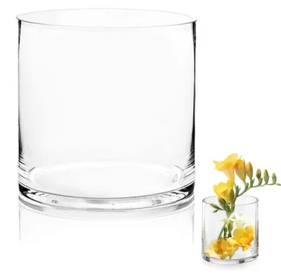 Produktbild von Glasblumenvase von 15 cm für moderne Dekoration