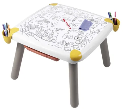 Image de Table à dessin créative pour enfants avec tableau effaçable