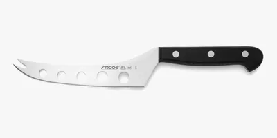 Zdjęcie produktu dla Nóż do sera Arcos Universal 281604 wykonany ze stali nitrumowej, z mango wykonanym z polioksymetylenu i 19 cm ostrzem w etui.