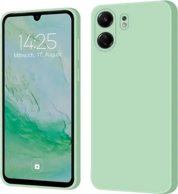 Produktbild von Hülle für Xiaomi Redmi 13C Case Cover Bumper Silikon Softgrip Schutzhülle Farbe: Türkis