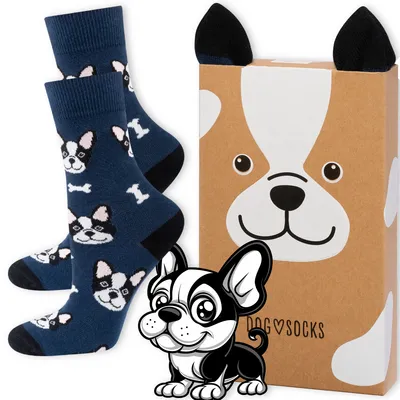 Produktbild von Lustige Damensocken Hund SOXO Baumwollsocken Geschenk für Frauen Größe 35-40