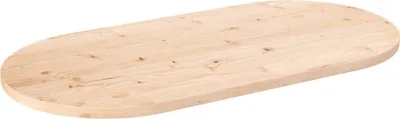 Obrázek produktu pro Deska stolu 90x45x2,5 cm z borovicového masivu, oválná