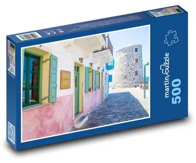 Zdjęcie produktu dla Puzzle 500 Grecja - Wyspa Nisyros - martinpuzzle