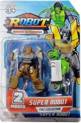 Produktbild von Roboter und Motorrad (Spielzeug, Figuren)