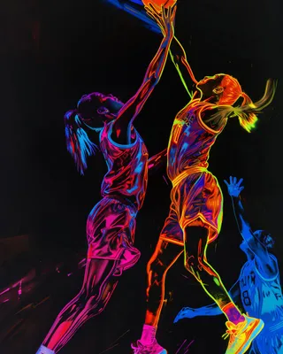 Obrázok produktu pre Plagát 40 x 50 cm Basketbalový zápas