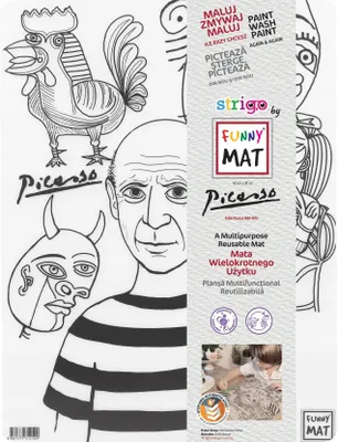Produktbild von Transparente Matte „Picasso Funny Mat“ von STRIGO