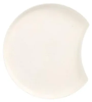 Zdjęcie produktu dla 288 Papstar Talerz z trzciny cukrowej, okrągły, Ø 12 cm, 1 cm, biały Cella 89998