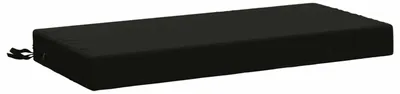 Produktbild von Bankkissen SOEST 100 % Polyester Schwarz 60 x 40 x 8 cm