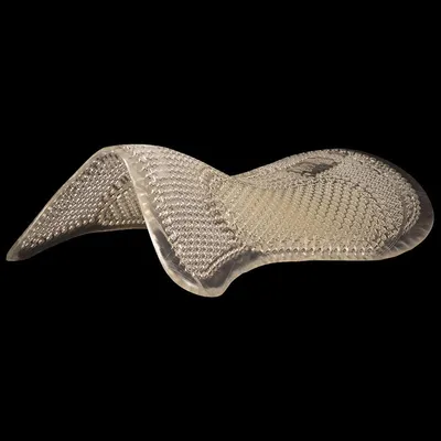 Produktbild von Acavallo Gel-Pad - Mitte erhöht - transparent